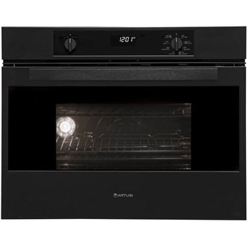 Artusi 75cm Matt Black Pyrolytic Oven AO750MBP