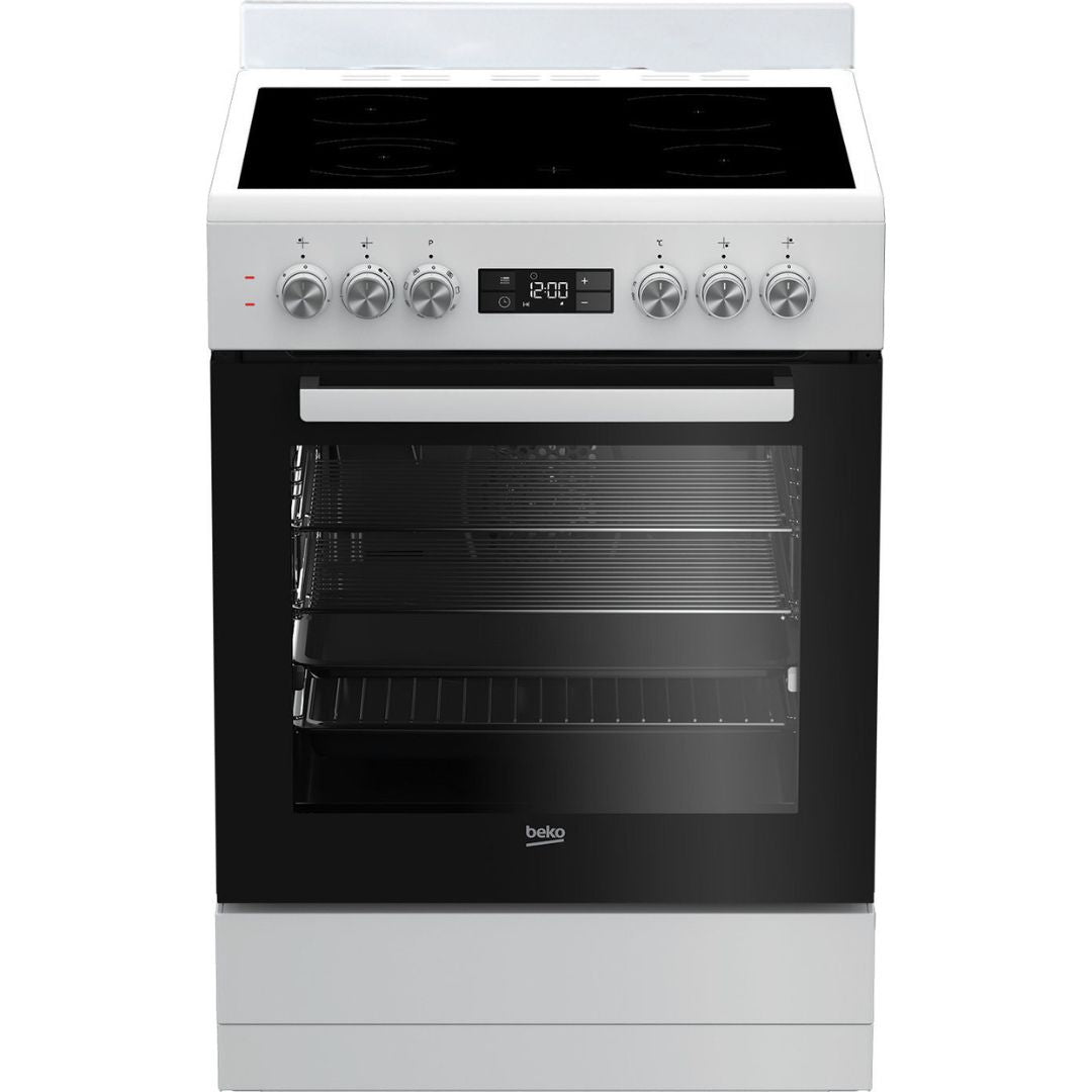 Beko 60cm Electric White Freestanding Oven BFC60VMW1