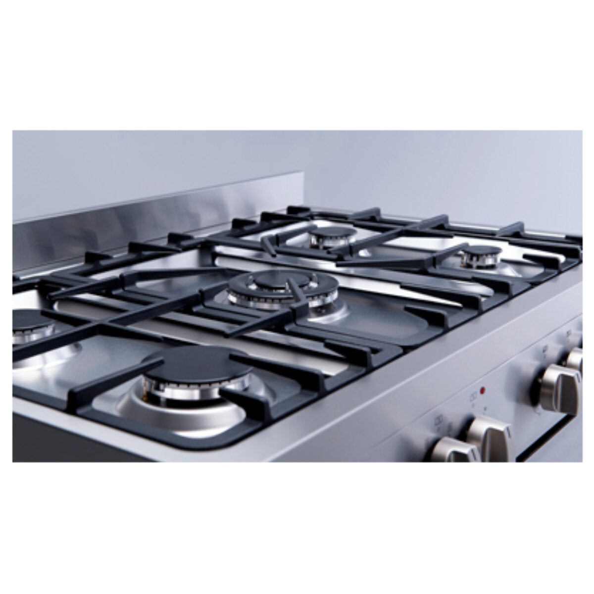 Euro 90cm Freestanding Dual Fuel Stainless Steel Oven EV900DPSX