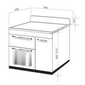 Smeg 90cm Victoria Aesthetic Freestanding Dual Fuel Oven TRA93P - Clearance