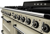 Smeg 110cm Victoria Aesthetic Freestanding Dual Fuel Oven/Stove TRA4110P - Clearance