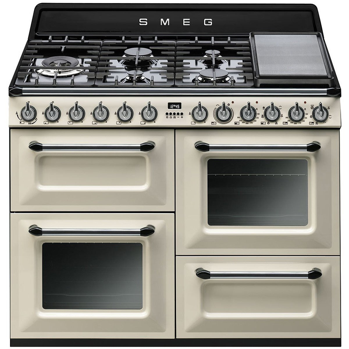 Smeg 110cm Victoria Aesthetic Freestanding Dual Fuel Oven/Stove TRA4110P - Clearance