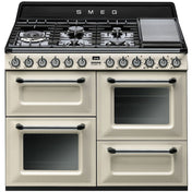 Smeg 110cm Victoria Aesthetic Freestanding Dual Fuel Oven/Stove TRA4110P - Clearance