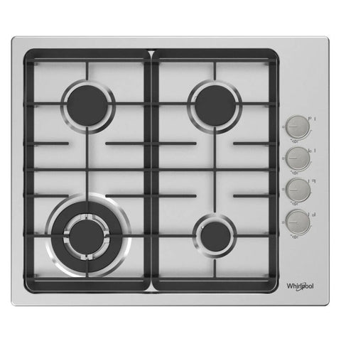 Whirlpool 60cm Stainless Steel Gas Cooktop AKC640IXOC