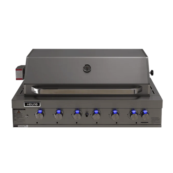 Euro 120cm 6 Burner Built In Barbecue EAL1200RBQSSH - Carton Damaged Discount