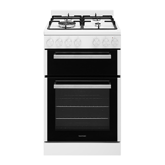 Euromaid 54cm Freestanding White Gas Oven & Cooktop EFS54FC-DGW