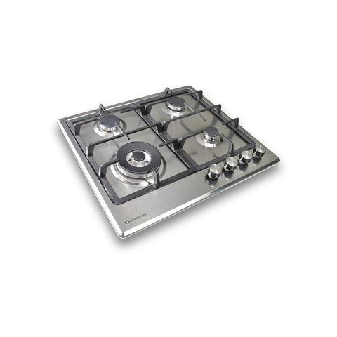 Kleenmaid 60cm Stainless Steel Gas Cooktop GCT6012