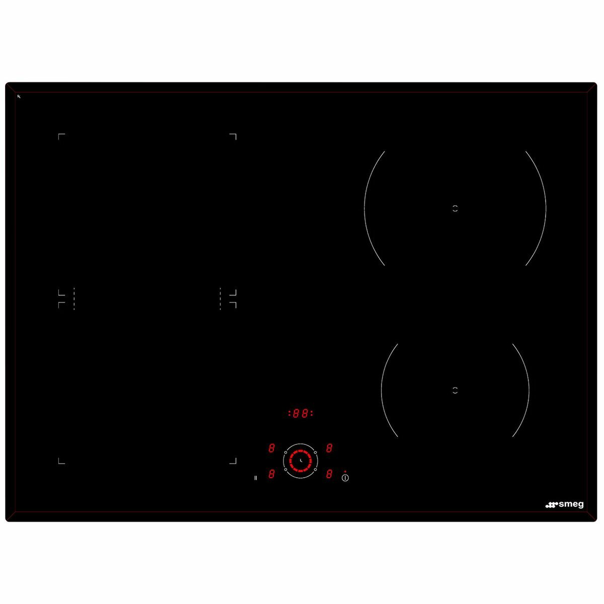 Smeg 70cm Black Induction Cooktop SAI714B Factory Seconds Discount