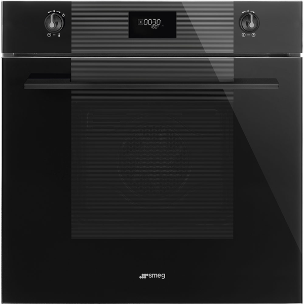 Smeg 60cm Black Linear Oven SFA6101SUN Factory Seconds Discount The