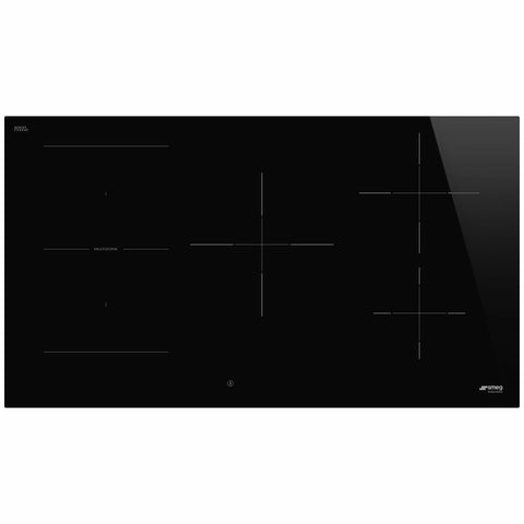 Smeg Black 90cm Induction Cooktop SAI4954D