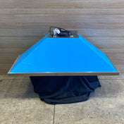 Smeg 120cm Portofino Turquoise Canopy Rangehood KPFA12T - Ex Display