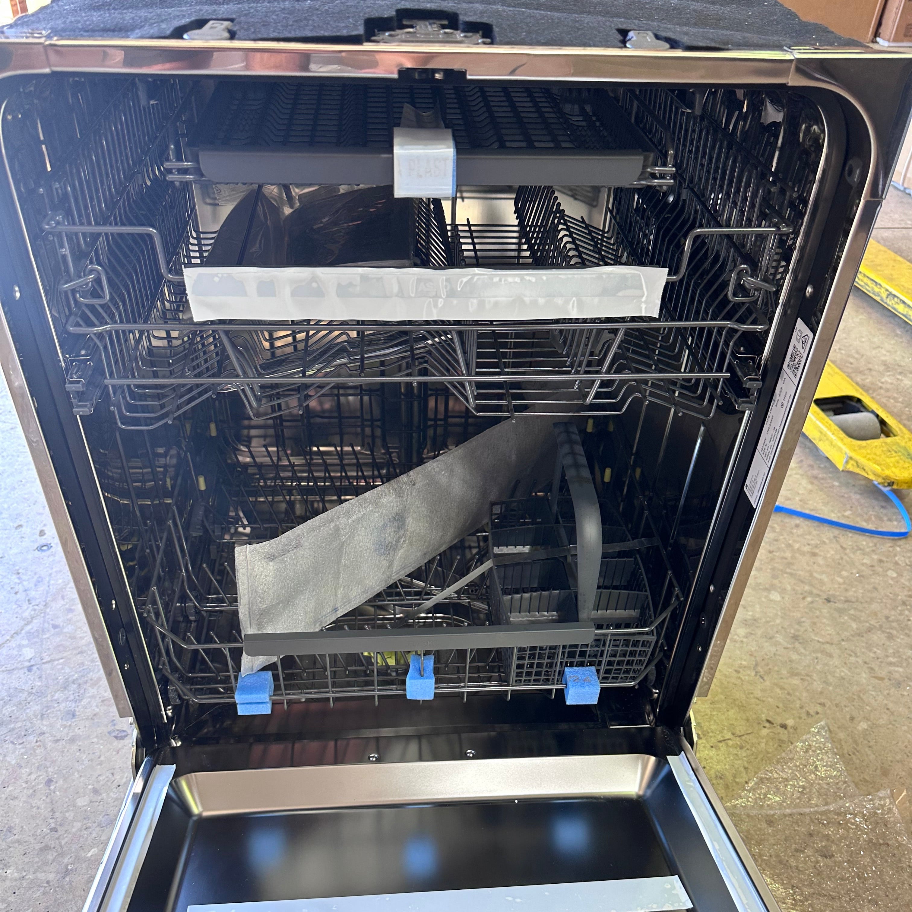 Asko 60cm Built Under Dishwasher Black Steel DBI565IK.BS.AU - Factory Seconds