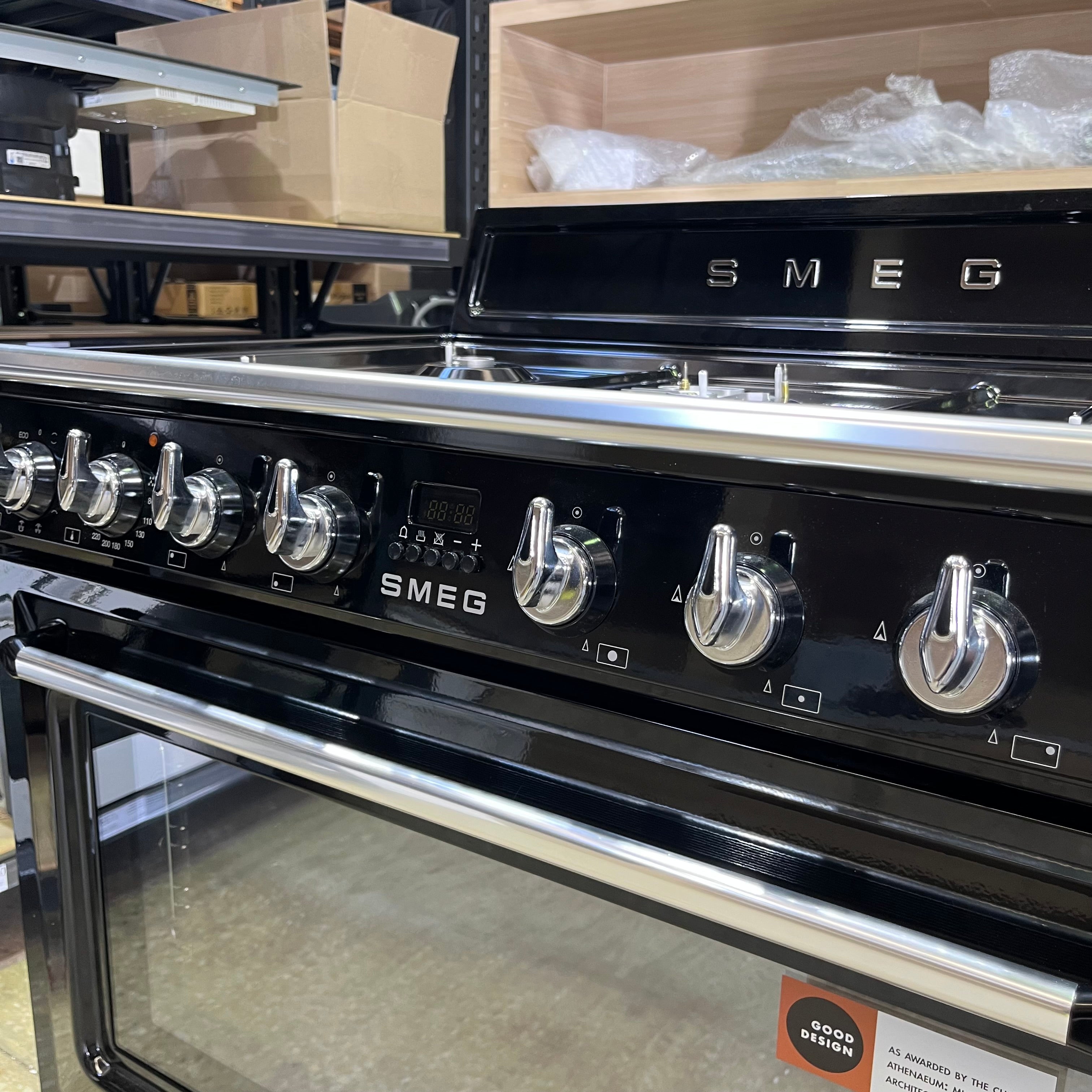 Smeg 90cm Victoria Dual Fuel Freestanding Oven TRA90BL2 - Factory Seconds