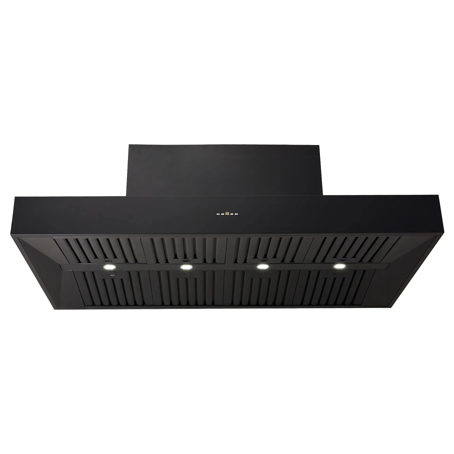 Schweigen 150cm Black BBQ Canopy Rangehood with Twin On Board Motors CL7375B