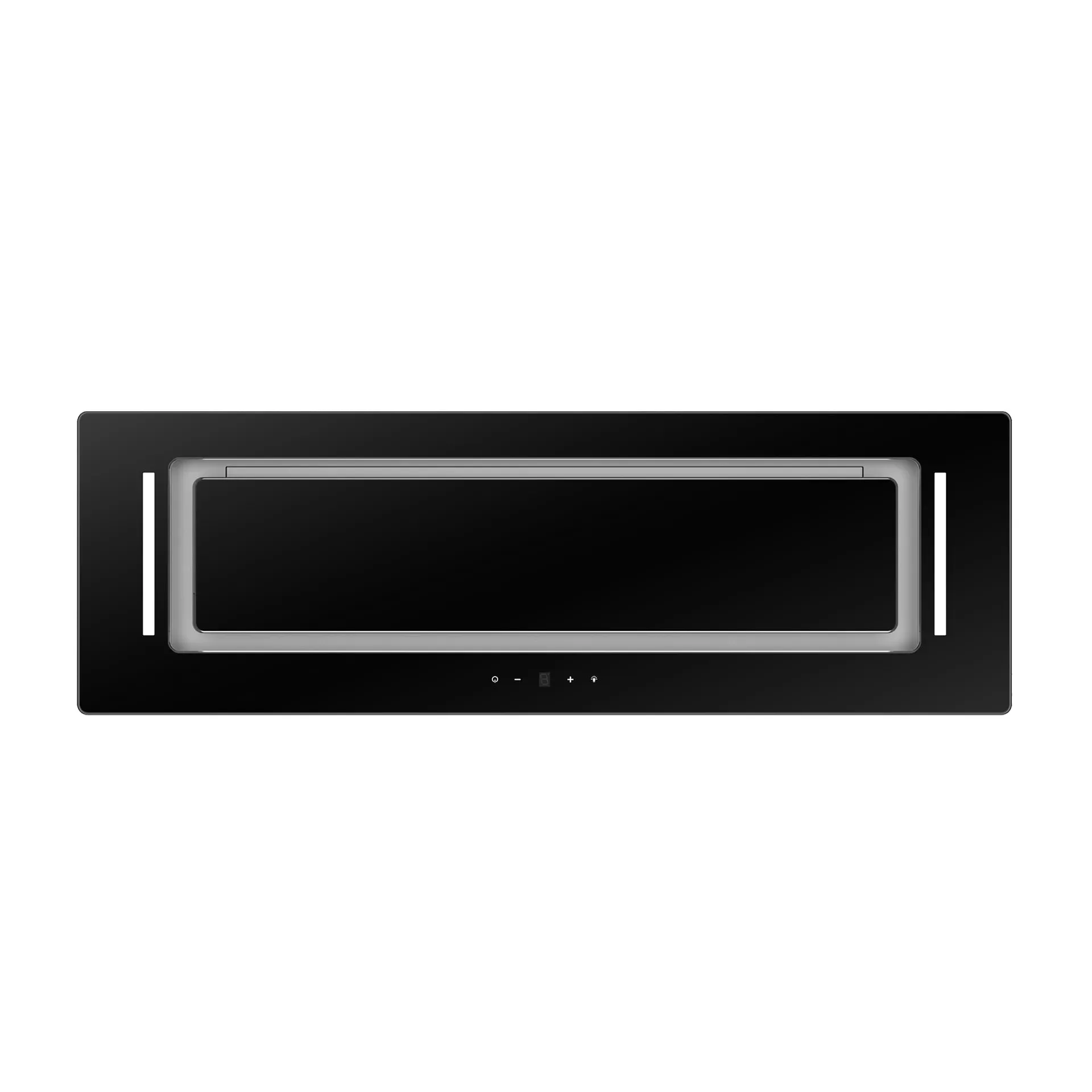 Schweigen 90cm Black Glass Undermount Rangehood with On Board Motor BGUM-9B