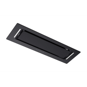Schweigen 90cm Black Glass Undermount Rangehood with On Board Motor BGUM-9B