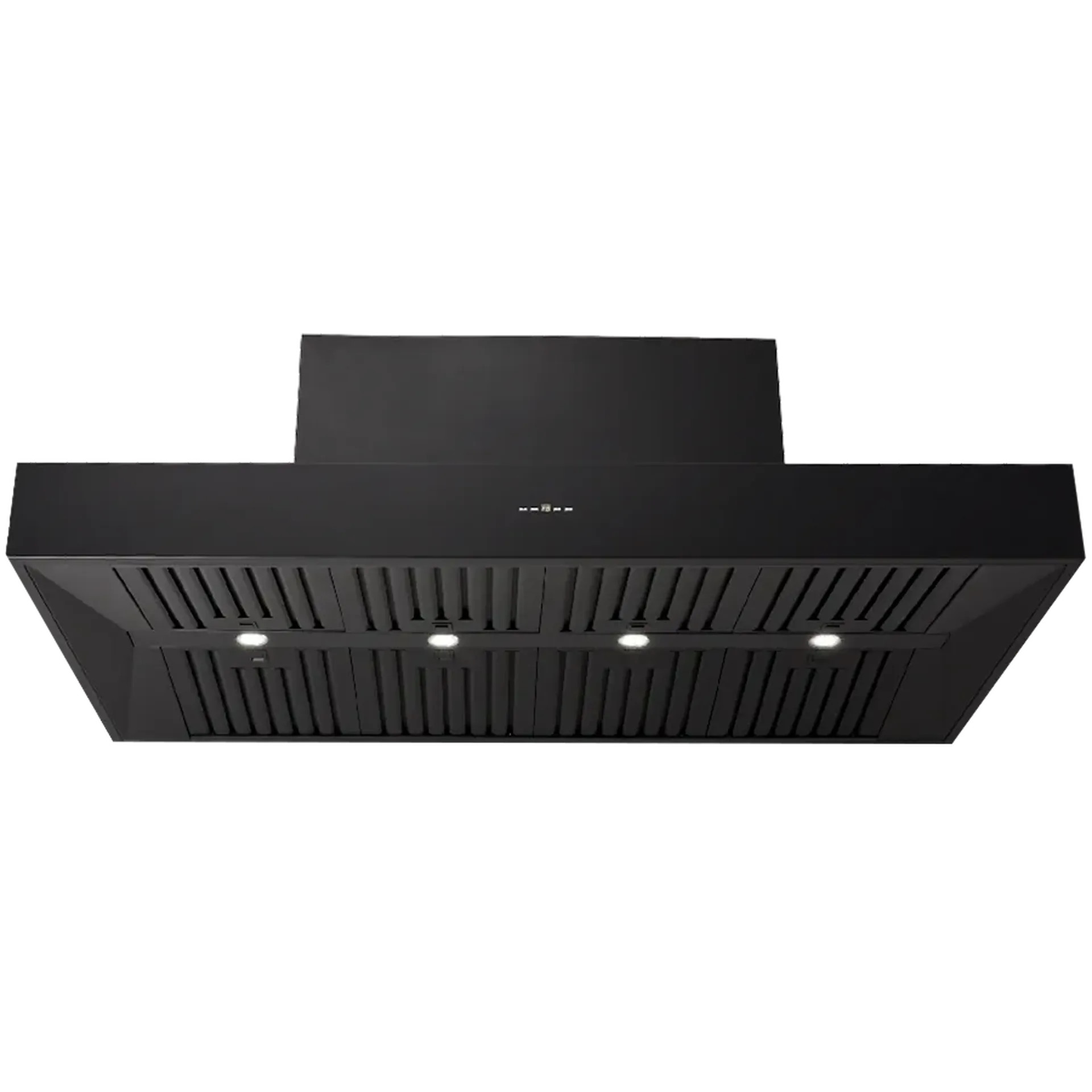 Schweigen 150cm Black BBQ Canopy Rangehood with Twin On Board Motors CL7375B