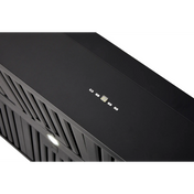 Schweigen 150cm Black BBQ Canopy Rangehood with Twin On Board Motors CL7375B