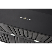 Schweigen 120cm Black BBQ Canopy Rangehood with Twin On Board Motors CL7372B
