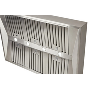 Schweigen 120cm BBQ Canopy Rangehood with Twin On Board Motors CL7372