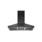 Schweigen 90cm Black Wallmount Rangehood with On Board Motor TRI-900B