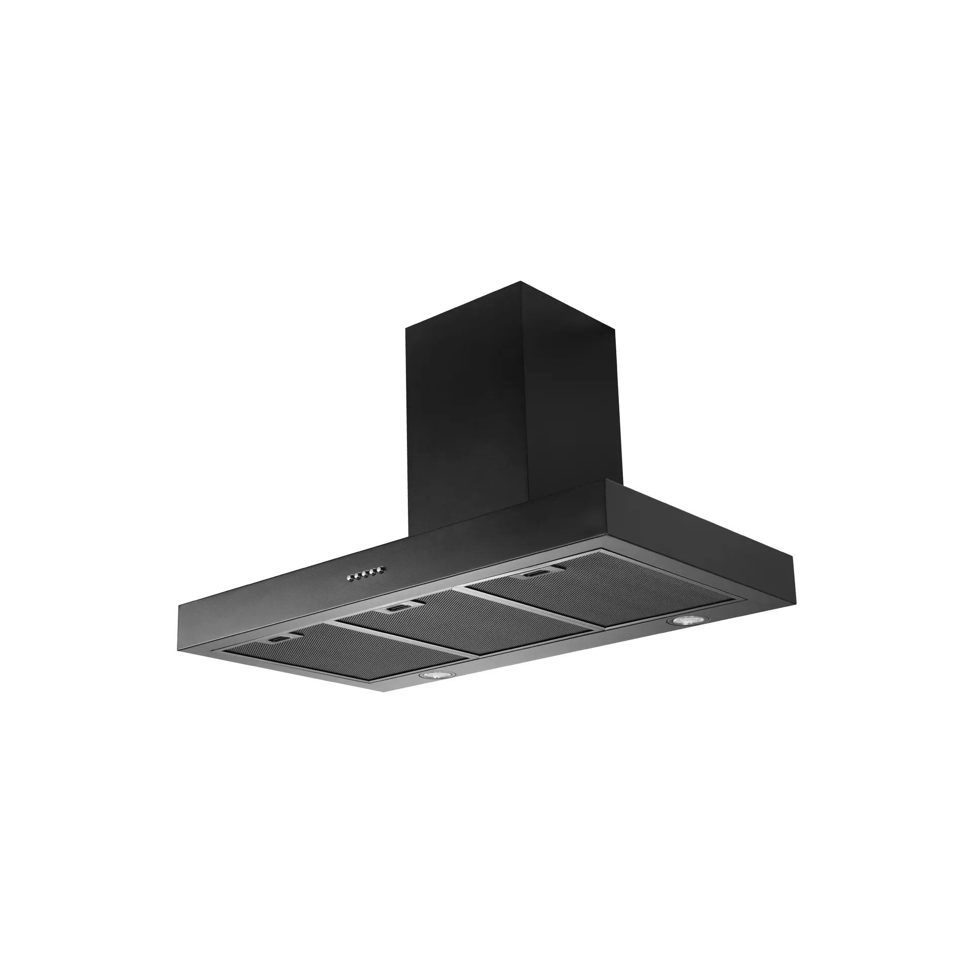 Schweigen 90cm Black Wallmount Rangehood with On Board Motor TSH-900B