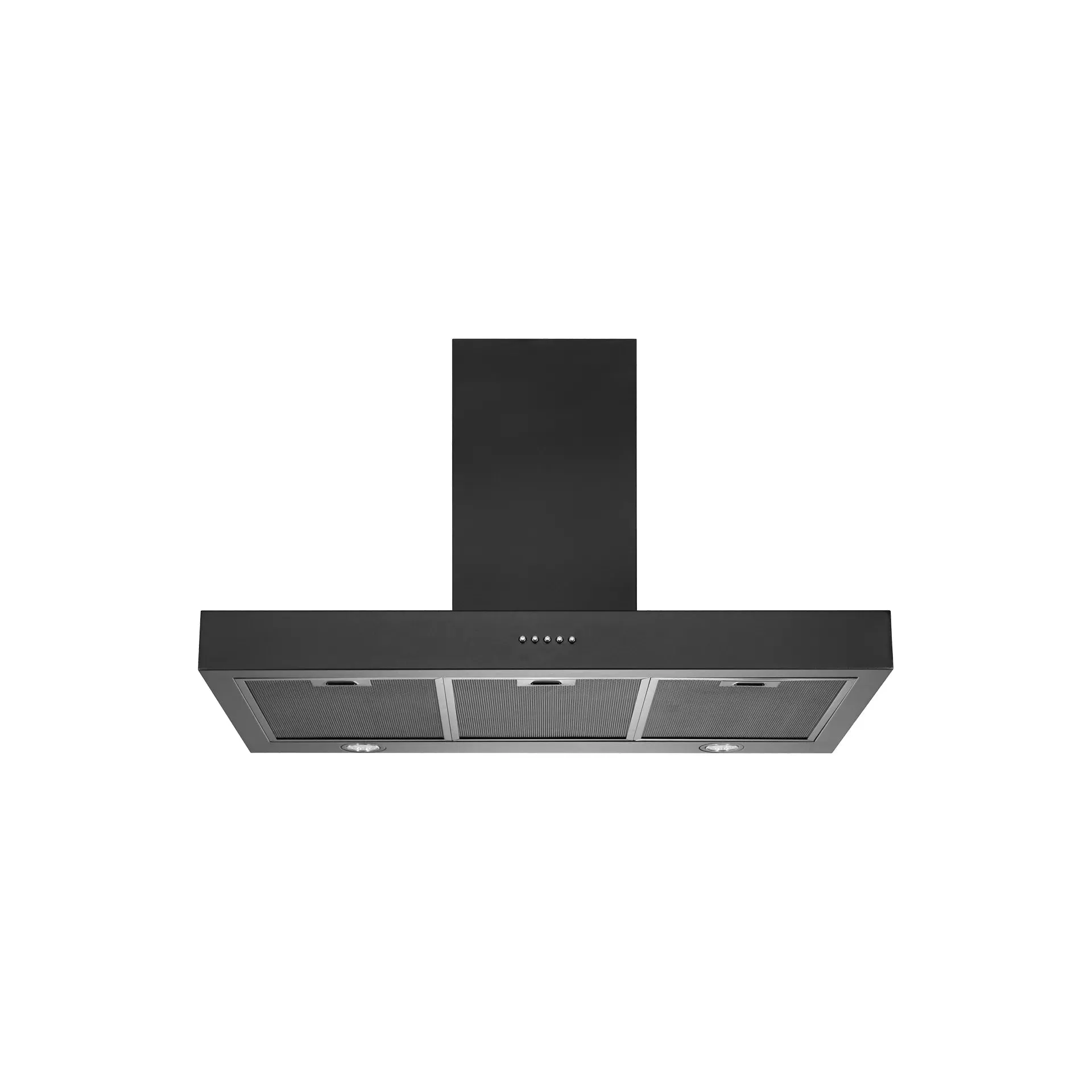 Schweigen 90cm Black Wallmount Rangehood with On Board Motor TSH-900B