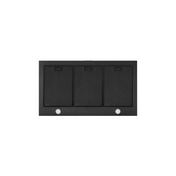 Schweigen 90cm Black Wallmount Rangehood with On Board Motor TSH-900B