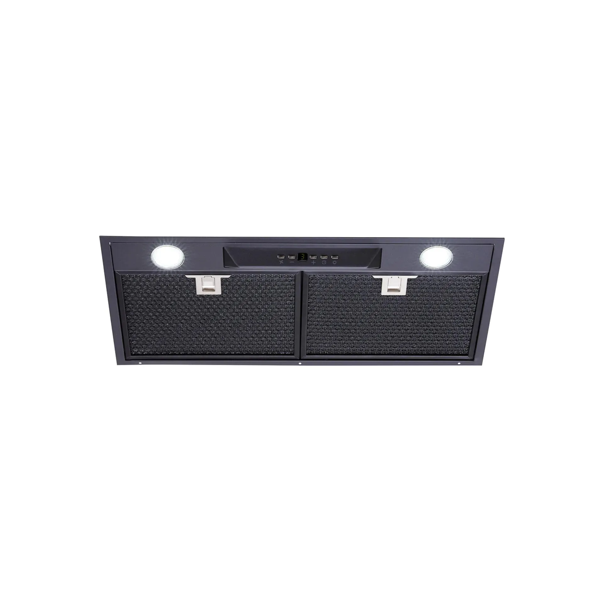 Schweigen 60cm Black Undermount Silent Rangehood with ISO Drive ST Motor UM1170-6BST