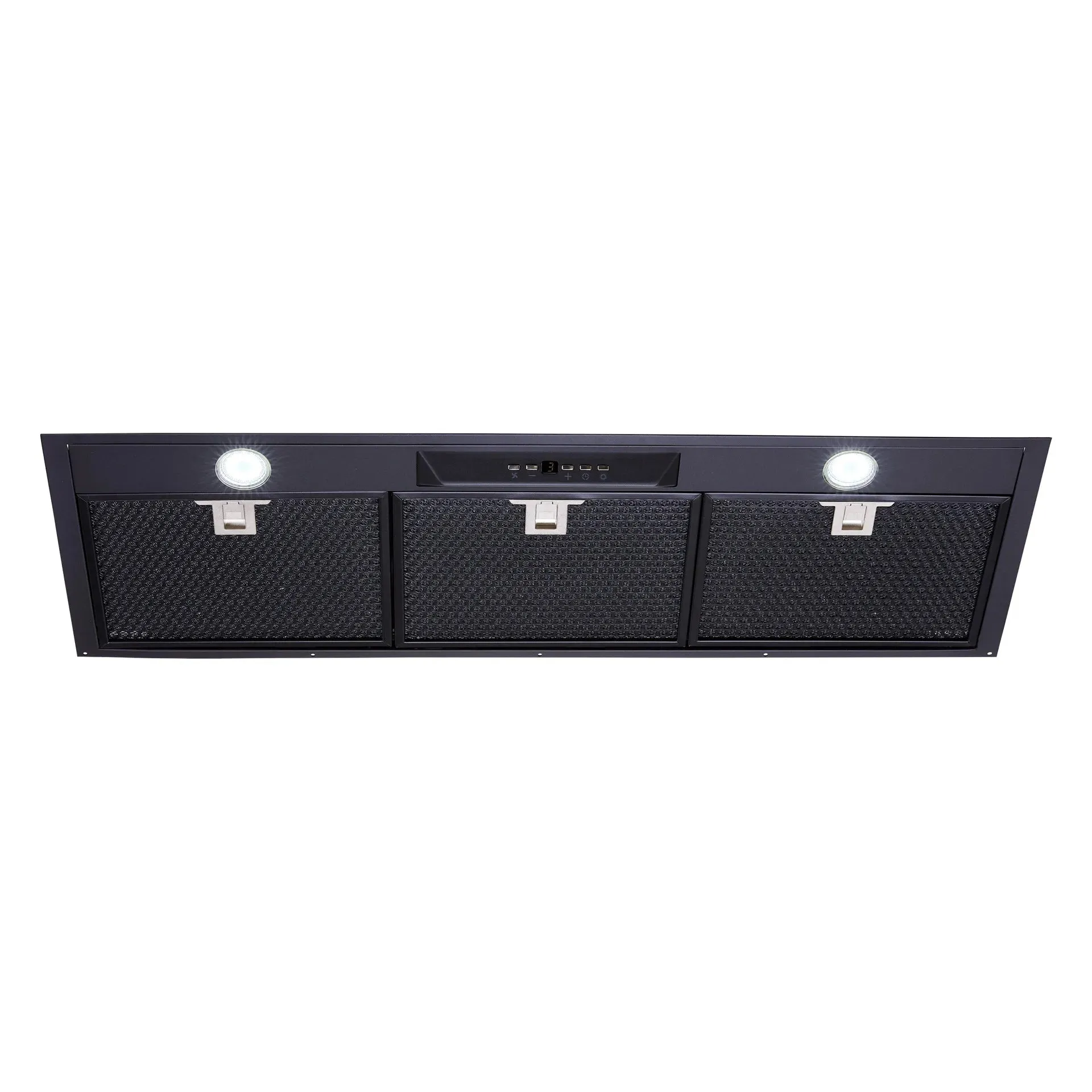 Schweigen 90cm Black Undermount Silent Rangehood with ISO Drive ST Motor UM1170-9BST