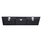 Schweigen 90cm Black Undermount Silent Rangehood with ISO Drive SP Motor UM1170-9BSP