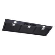 Schweigen 90cm Black Undermount Silent Rangehood with ISO Drive ST Motor UM1170-9BST