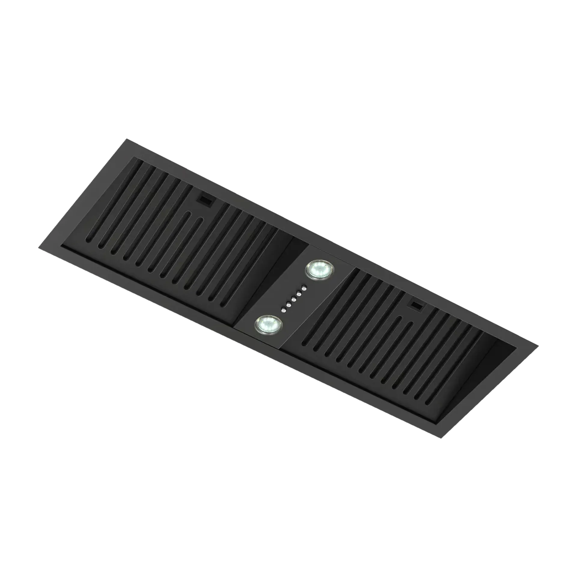 Schweigen 90cm Black Undermount Rangehood with On Board Motor SWU-9B