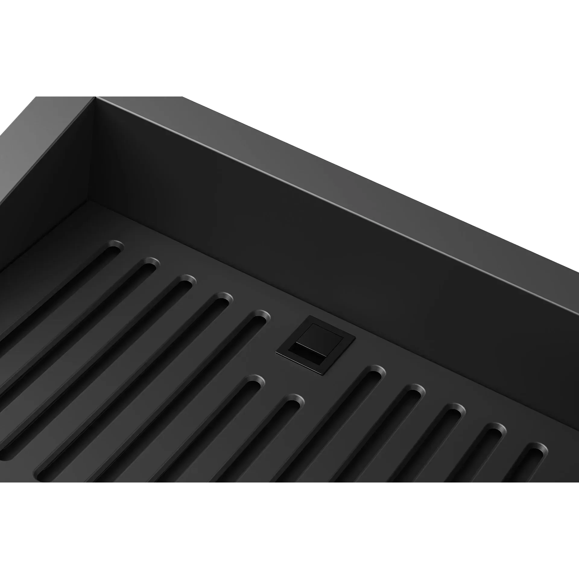 Schweigen 90cm Black Undermount Rangehood with On Board Motor SWU-9B