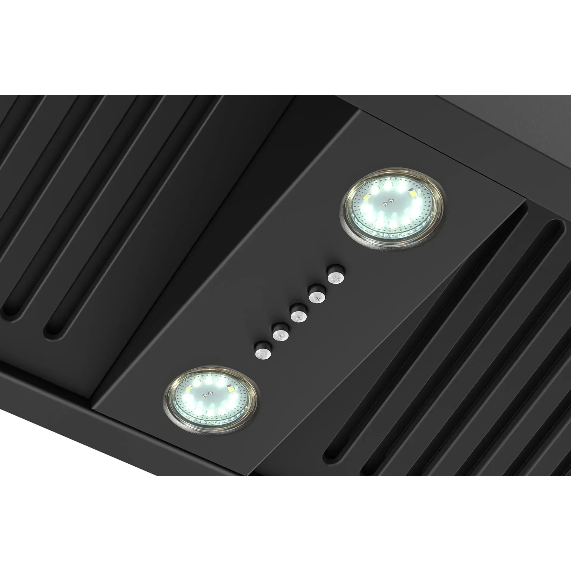 Schweigen 90cm Black Undermount Rangehood with On Board Motor SWU-9B