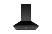 Schweigen 60cm Black Wallmount Rangehood with On Board Motor TRI-600B