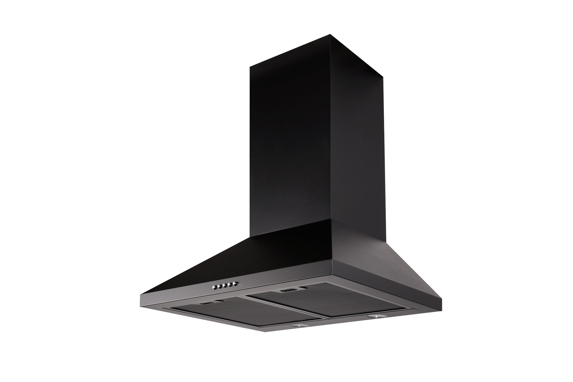 Schweigen 60cm Black Wallmount Rangehood with On Board Motor TRI-600B