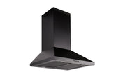 Schweigen 60cm Black Wallmount Rangehood with On Board Motor TRI-600B