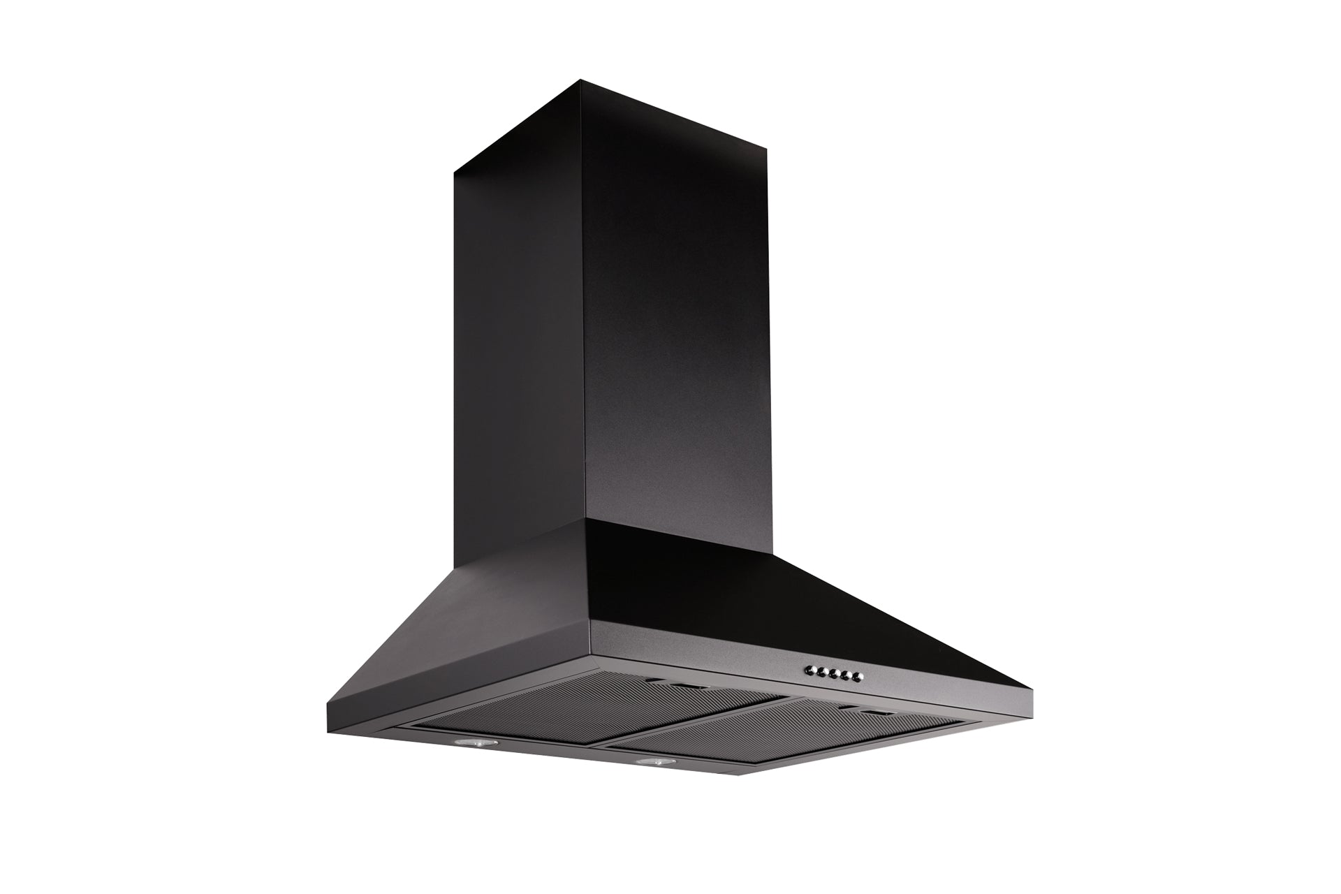 Schweigen 60cm Black Wallmount Rangehood with On Board Motor TRI-600B