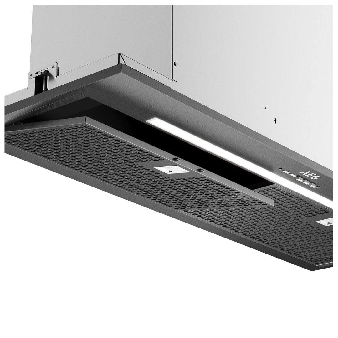 AEG 86cm Undermount Integrated Rangehood DGE7970HB - Factory Seconds