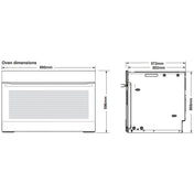 AEG 90cm Multi Function Oven BEK722910B - Ex Display