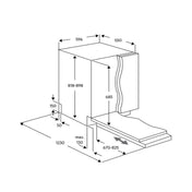 AEG 60cm Fully Integrated Dishwasher FBF9433SBA - Factory Seconds