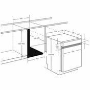 AEG Semi-Integrated Dishwasher FEE83701PM - Ex Display