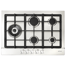 Load image into Gallery viewer, Artusi 70cm Gas Stainless Steel Cooktop AGH70XFFD
