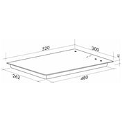 Artusi 30cm Gas Tempered Glass Cooktop CAGH32B
