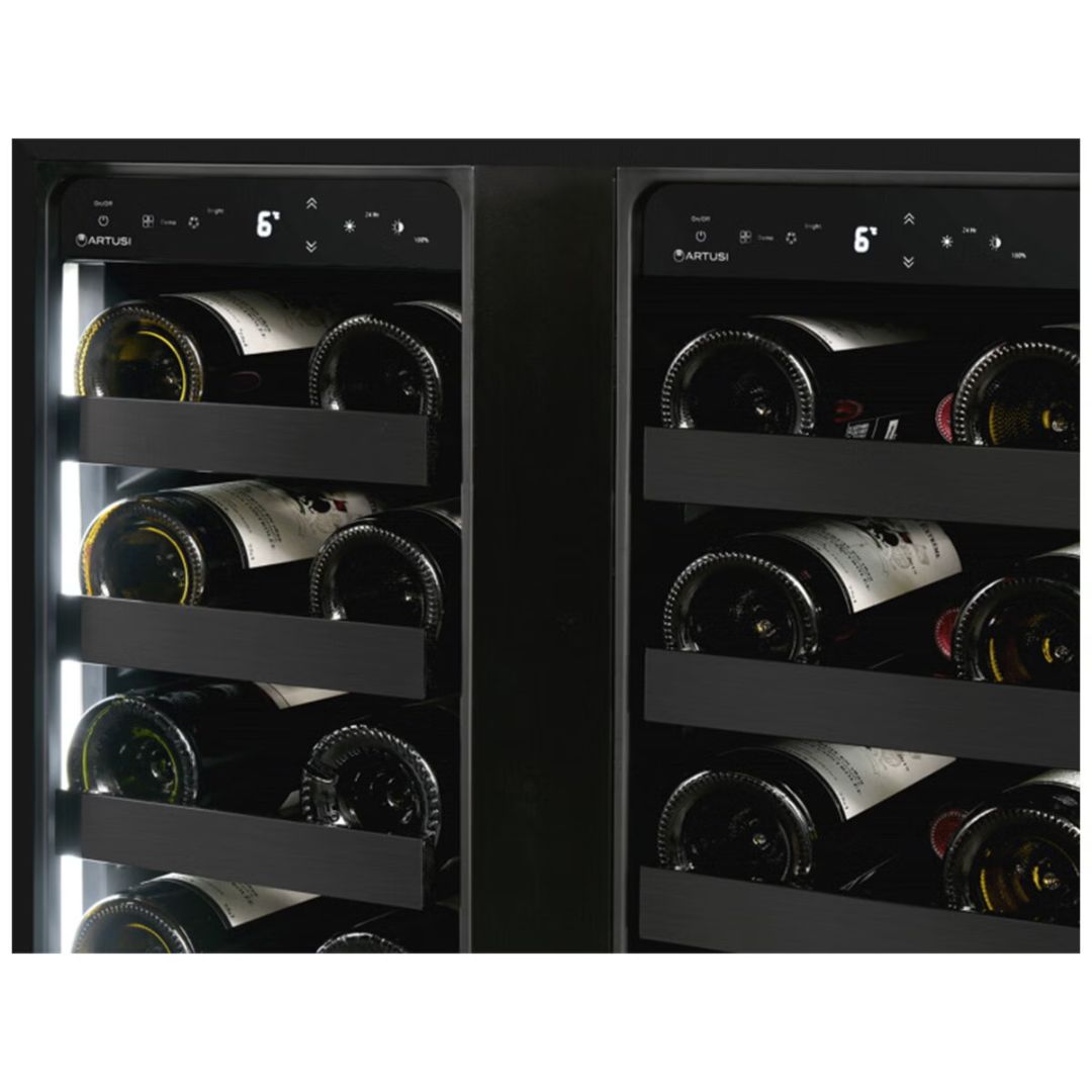 Artusi 38 Bottle Dual Zone Wine Fridge AWC36BV