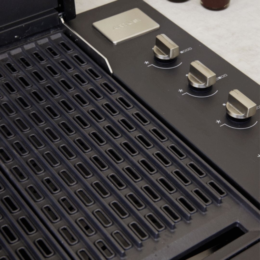 Artusi 60cm Matte Black Built-In BBQ ABBQ3MB