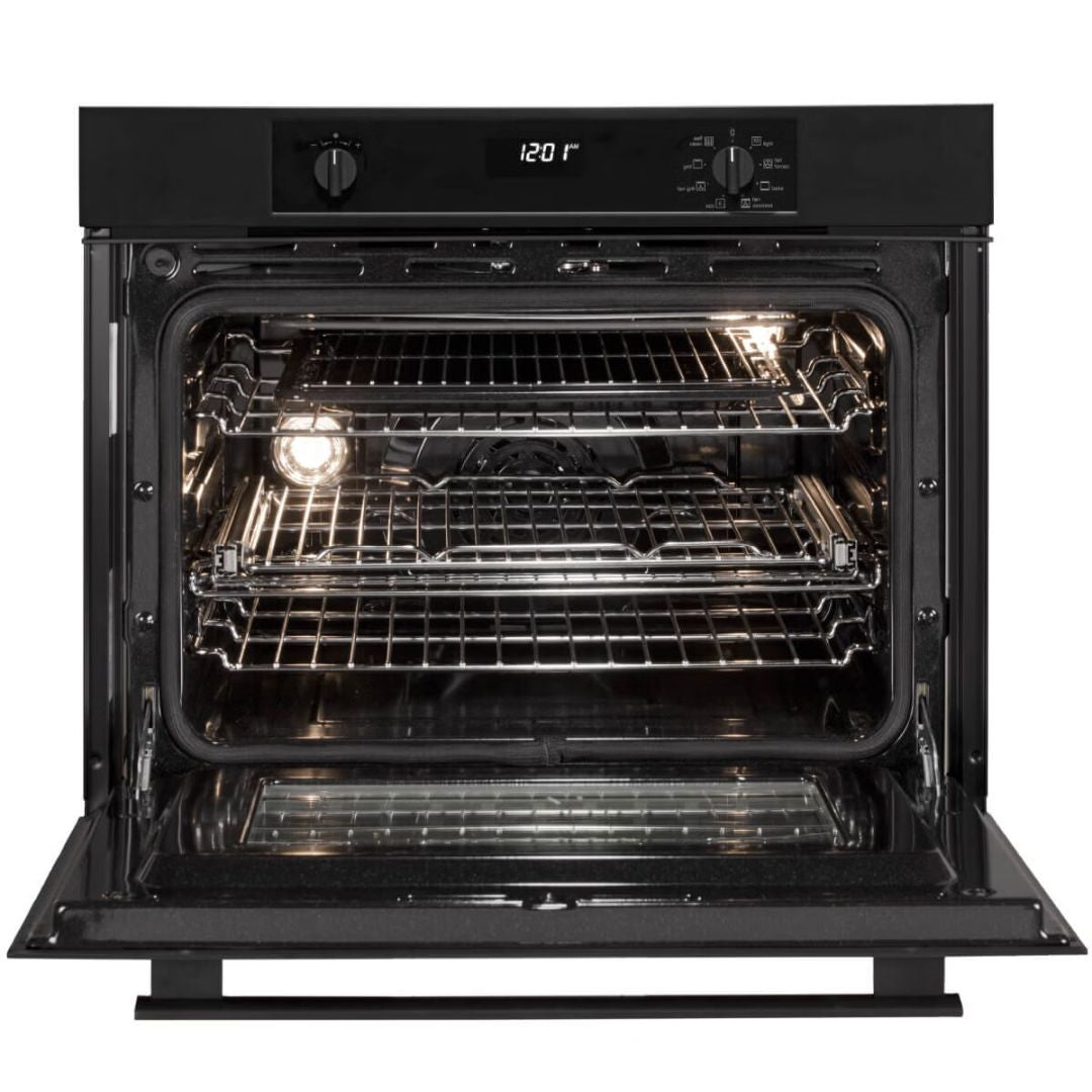 Artusi 75cm Matt Black Pyrolytic Oven AO750MBP