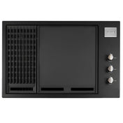 Artusi 80cm Matte Black Built-In BBQ ABBQ2MB