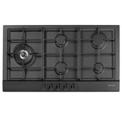 Artusi 90cm Matte Black Gas Cooktop AGH91MB
